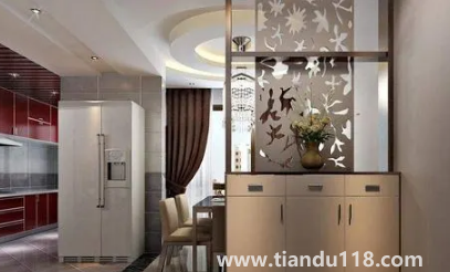 東戶玄關(guān)掛牡丹好嗎1