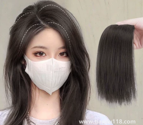 女生短發(fā)用假發(fā)片買一片式的還是三片式的好3