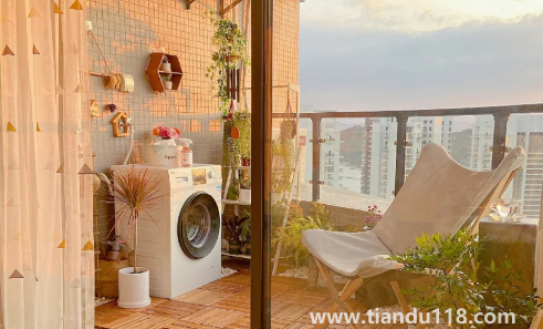 開放式陽臺能裝電動晾衣架嗎3