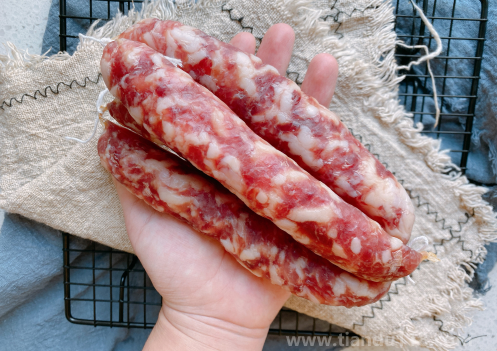 香腸灌好后是用開水還是熱水淋（香腸一般晾曬幾天）