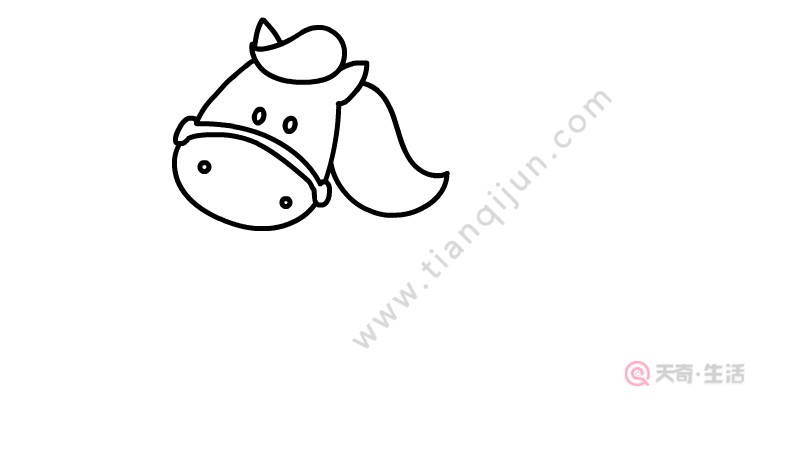 兒童木馬簡筆畫教程